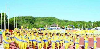 The Department of Education in Western Visayas is reinforcing stricter safety protocols, continuous coach supervision, and closer coordination with local government units to protect learners during sports competitions and training. Photo shows the student-athlete delegation from the Province of Capiz in the recent Western Visayas Regional Athletic Association Meet. AL PALCULLO/PN