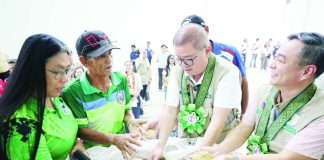 Department of Agriculture (DA) Secretary Francisco Tiu Laurel Jr. (third from left) leads the inauguration of the DA–National Food Authority Region 6's post-harvest modernization facility in Dumangas, Iloilo on July 16, 2026. The facility can process up to 4,800 bags of 50-kilo palay every day. DA WESTERN VISAYAS PHOTO
