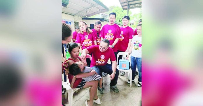 Rotary has contributed more than US$2.9 billion toward polio eradication efforts, helping protect over three billion children in 122 countries from a disease that is preventable through vaccination.