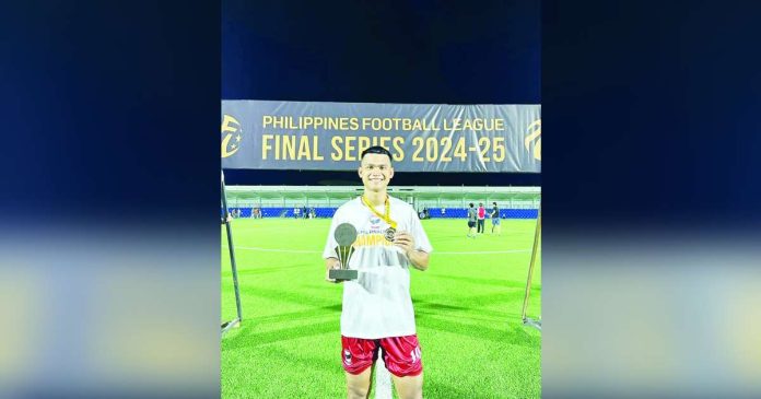 sports football_compressed_superimposed Ilonggo defender Jaime Rosquillo is among the players named to the Philippine Men's National Football Team for the 2026 ASEAN Championship, where the Filipinos will open their campaign against Myanmar on July 28. FACEBOOK