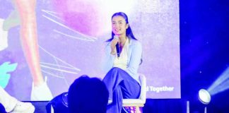Alexandra Eala speaks during a recent meet-and-greet event, where she shared how constant work on her serve and maintaining the right mindset have been key to her rise in professional tennis. PHOTO COURTESY OF ROGELIO NICOLAS III/FASTBREAK