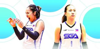 Mylene Paat-Rezanova (left) and Ilongga middle blocker Cam Bartolome complete the Strong Group Athletics-Pilipinas roster for the 2026 Formosa Women's Volleyball Invitational Tournament scheduled from July 30 to Aug. 2. PHOTO COURTESY OF SGA-PILIPINAS