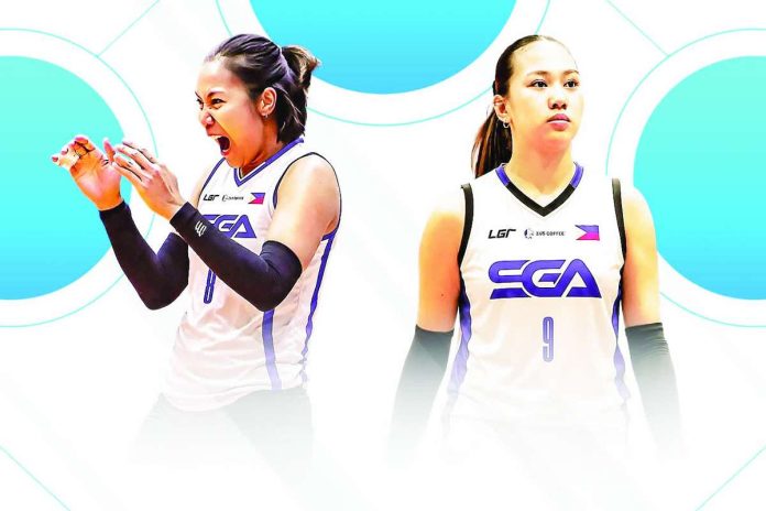 sports_Bartolome_compressed_resized Mylene Paat-Rezanova (left) and Ilongga middle blocker Cam Bartolome complete the Strong Group Athletics-Pilipinas roster for the 2026 Formosa Women's Volleyball Invitational Tournament scheduled from July 30 to Aug. 2. PHOTO COURTESY OF SGA-PILIPINAS