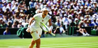 Alexandra Eala’s historic Wimbledon campaign ended with a hard-fought 6-4, 4-6, 6-3 Round-of-16 loss to 13th seed Jasmine Paolini at Centre Court in London. PHOTO COURTESY OF WIMBLEDON
