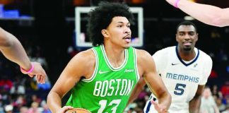 Filipino-American Ron Harper Jr. has signed a new three-year, $9 million contract to remain with the Boston Celtics. AP