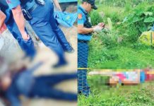 The bodies of Jerome Seballos (left) and Alex Cunanan (right) were found at separate crime scenes in Sitio 5, Barangay Gawahon, Victorias City, Negros Occidental, following separate fatal shootings on July 10. Police investigated the twin killings, while the New People's Army claimed responsibility for the attacks. PRO-NIR PHOTO