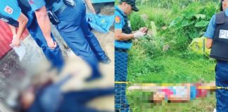 The bodies of Jerome Seballos (left) and Alex Cunanan (right) were found at separate crime scenes in Sitio 5, Barangay Gawahon, Victorias City, Negros Occidental, following separate fatal shootings on July 10. Police investigated the twin killings, while the New People's Army claimed responsibility for the attacks. PRO-NIR PHOTO