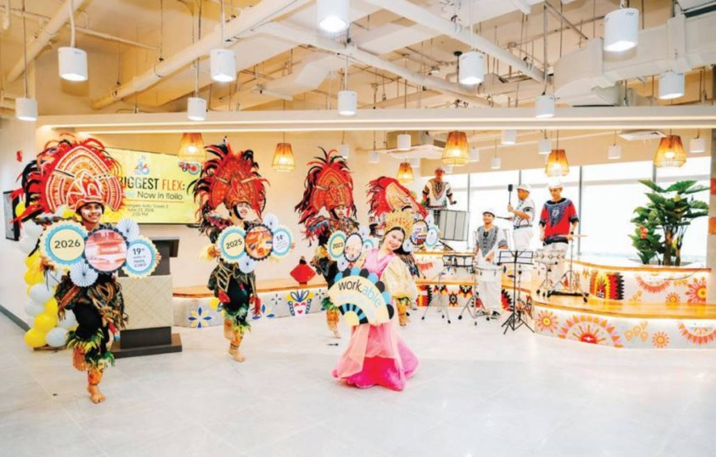A vibrant Dinagyang dance performance energizes the launch of work.able Iloilo, bringing the spirit of the iconic festival to life and celebrating Iloilo's rich culture, creativity, and sense of community.