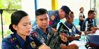 A BCPO personnel inspected a government-issued firearm during the 2026 firearms inspection conducted to ensure the proper accountability, maintenance, documentation and readiness of firearms issued to police personnel. BCPO PHOTO