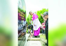 Galbines installed as new bishop of Diocese of Bacolod Bishop Louie Galbines took his ceremonial first step into the Diocese of Bacolod on August 10, 2026, at the Tanolo Bridge along the Bacolod-South Road in Hinigaran, Negros Occidental. The bridge serves as a boundary and transition point between the Dioceses of Bacolod and Kabankalan. DIOCESE OF BACOLOD PHOTO