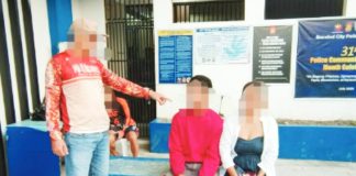 The 40-year-old Police Master Sergeant (left) identified the 16-year-old Grade 11 student who surrendered hours after he allegedly punched and injured the officer with a brass knuckle outside a public high school in Barangay Granada, Bacolod City, on Friday, August 14. POLICE STATION 5 PHOTO