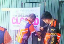 Bacolod shuts down 5 more biz establishments Five more business establishments in Barangay Taculing, Bacolod City, were served closure orders by the Business Permits and Licensing Office and the City Legal Enforcement Unit on August 18 for operating without the required permits. BCCO PHOTO