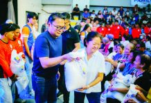 First Lady Araneta-Marcos leads second rice aid rollout in Bacolod First Lady Liza Araneta-Marcos, together with Bacolod City Mayor Greg Gasataya, led the ceremonial distribution of the second tranche of the national government’s rice assistance program for qualified senior citizens at the STI Gym in Bacolod City on August 14, 2026. The program will provide a total of 40 kilograms of rice to each qualified beneficiary in four tranches this year. BCCO PHOTO