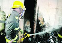 Bacolod fire leaves P750K in property damage Firefighters worked to contain a blaze that destroyed a two-storey house at Grandville 3, Barangay Mansilingan, Bacolod City, on August 12. The fire caused an estimated P750,000 in property damage but left no reported injuries or casualties. BFP PHOTO