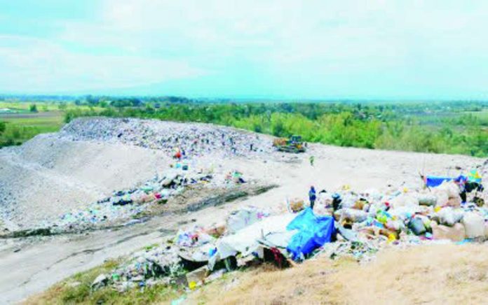 Cell No. 4 of the Bacolod City sanitary landfill in Barangay Felisa, which has reached full capacity. The DENR-EMB NIR issued a Notice of Violation over alleged environmental compliance issues involving the landfill. BCCO PHOTO