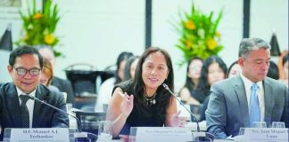 Energy Secretary Sharon Garin says that out of the 10,000-megawatt (MW) goal, the energy sector would complete 4,100 MW this year. By 2030, the Philippine government hopes to scale renewables share in the electricity generation mix to 35 percent from the current 25 percent. DEPARTMENT OF ENERGY/FACEBOOK PHOTO