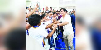 President Ferdinand Marcos Jr. congratulates the more than 1,150 students of the Technical Education and Skills Development Authority (TESDA) during a mass graduation in Laoag City, Ilocos Norte on Aug. 7, 2028, advising them to use their skills wisely and for the good of the country. Marcos says the commitments made in his fifth State of the Nation Address (SONA) must now translate into concrete programs and tangible results, stressing that delivering on those promises is the real work facing the government. PCO