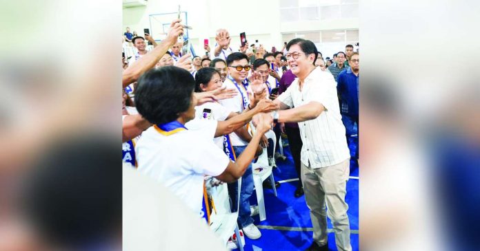 President Ferdinand Marcos Jr. congratulates the more than 1,150 students of the Technical Education and Skills Development Authority (TESDA) during a mass graduation in Laoag City, Ilocos Norte on Aug. 7, 2028, advising them to use their skills wisely and for the good of the country. Marcos says the commitments made in his fifth State of the Nation Address (SONA) must now translate into concrete programs and tangible results, stressing that delivering on those promises is the real work facing the government. PCO