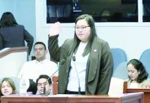COA auditor: Sara, 2 OVP officials liable for P73-M disallowed funds Prosecution witness and state auditor Xylene del Campo takes her oath as she testifies before the Senate Impeachment Court on the alleged confidential fund misuse of Vice President Sara Duterte-Carpio.