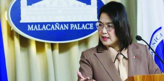 Palace Press Officer Claire Castro did not name any politician but stressed that elected officials must never become dependent on a foreign power for political survival at the expense of the country’s interests.