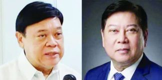 New Department of Health secretary Edwin Mercado (left) and outgoing Health Secretary Jose Brittanio “Brix” Pujalte Jr.