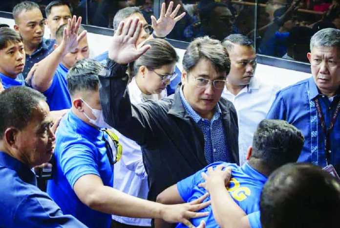 Ombudsman_copy_compressed_resized Former senator Ramon “Bong” Revilla Jr. is out on bail. He faces a graft case before the Sandiganbyan over alleged P92.8-million ghost flood control project. The anti-graft court granted his petition for bail after ruling that the prosecution failed to establish that the evidence of guilt was strong for purposes of denying bail.