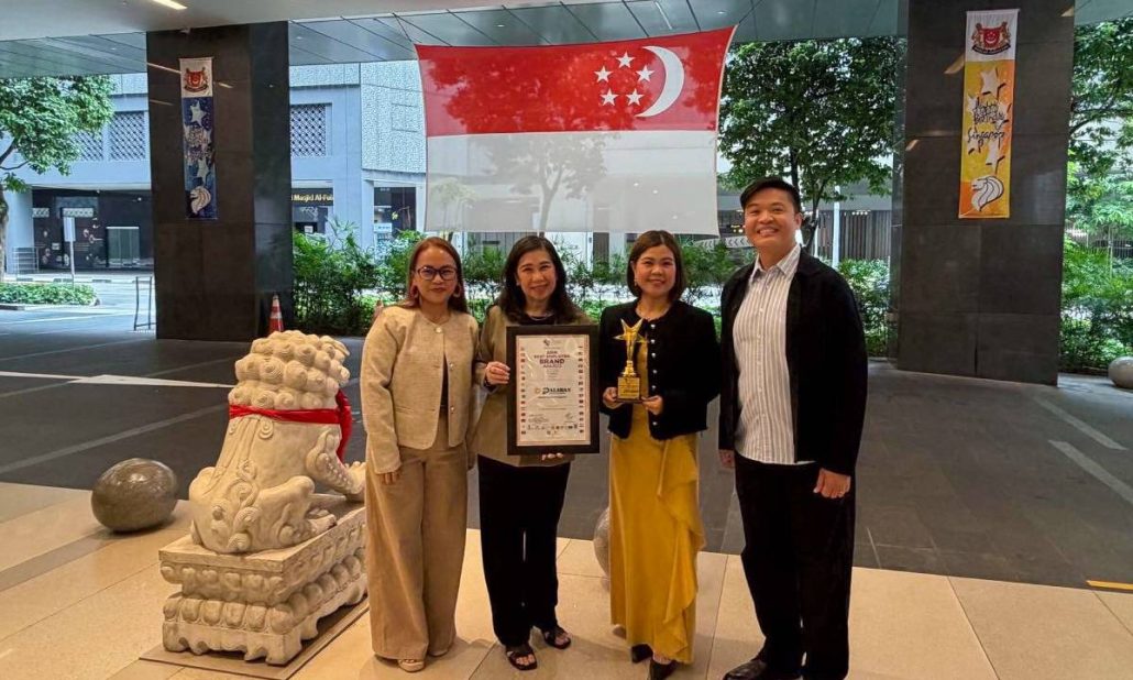 Representatives of the Palawan Group in Singapore following the company's recognition as one of Asia's Best Employer Brands 2026.