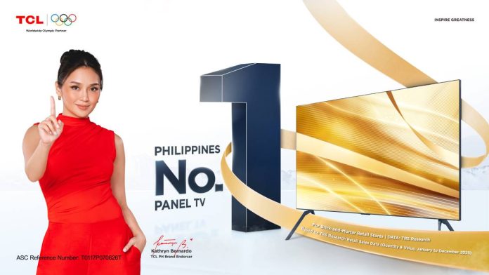 TCL Solidifies Market Leadership as Philippines' No. 1 Panel TV Brand for Three Straight Years