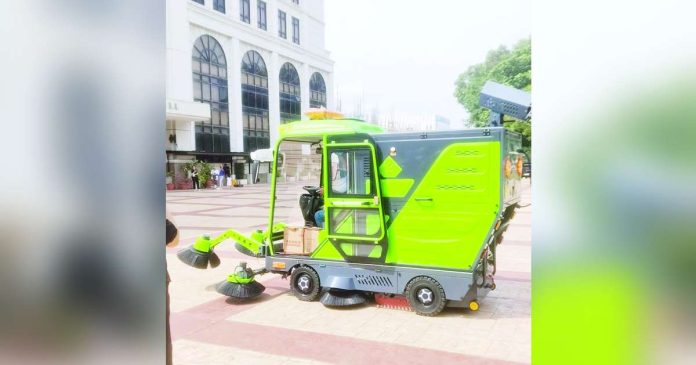 mai electric sweeper2 copy_superimposed The electric mini sweeper simultaneously sweeps and vacuums waste as it travels through public spaces, including corners and other areas that may be difficult to clean manually. The Iloilo City government has bought one to reduce reliance on manpower and reach narrow and linear areas where the city’s larger sweeper truck cannot operate efficiently because of space and access limitations. ILOILO CITY GOV’T