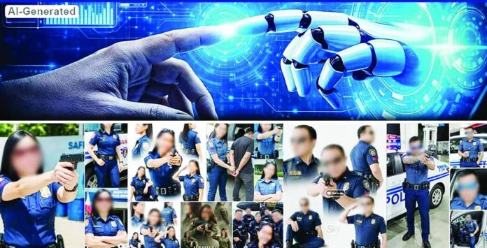 neljoy_AI_compressed_resized AI OR REAL? Artificial intelligence-generated images depicting people in police uniforms can look increasingly convincing, blurring the line between digital creation and reality. The Police Regional Office 6 is urging social media users to clearly label AI-generated content involving police uniforms and symbols of authority to prevent deception, confusion and the spread of misinformation. PRO-6