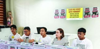 BUDGET UNDER FIRE. Members of the multi-sectoral alliance Kahublagan Kontra Kurapsyon (KKK) raise concerns over the proposed 2027 national budget, particularly the P110.6-billion allocation for flood-control projects, as they call for greater accountability and transparency in government spending. KKK says Western Visayas alone is proposed to receive P6.16 billion for flood-control projects, including shoreline protection and seawalls. PHOTO COURTESY OF KAHUBLAGAN KONTRA KURAPSYON