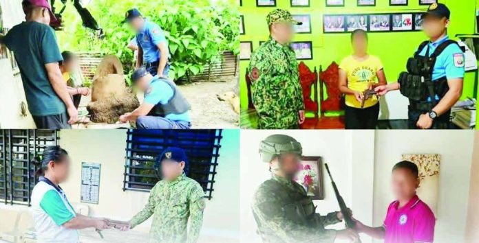 neljoy_net_copy_compressed_resized Police personnel receive firearms voluntarily surrendered by residents as part of the Police Regional Office 6’s intensified Project RTT (Restrict, Track, and Turn-in) campaign against loose firearms across Western Visayas. PRO-6 accounted for 16 loose firearms in a 24-hour operation from August 25 to 26, 2026, 11 of which were voluntarily surrendered. PRO-6 PHOTO