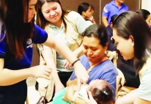 VACCINE DRIVE RACES AGAINST CLOCK: Nearly 150K WV children get measles-rubella shots; coverage at 36.5% with campaign ending Aug. 28 Health workers administer a measles-rubella vaccine to a young child as part of the Department of Health’s Supplemental Immunization Activity in Western Visayas. As of Aug. 17, 2026, 149,021 children in the region had been vaccinated. Health authorities urge parents to have eligible children immunized before the campaign ends on Aug. 28, 2026. DOH-WESTERN VISAYAS PHOTO