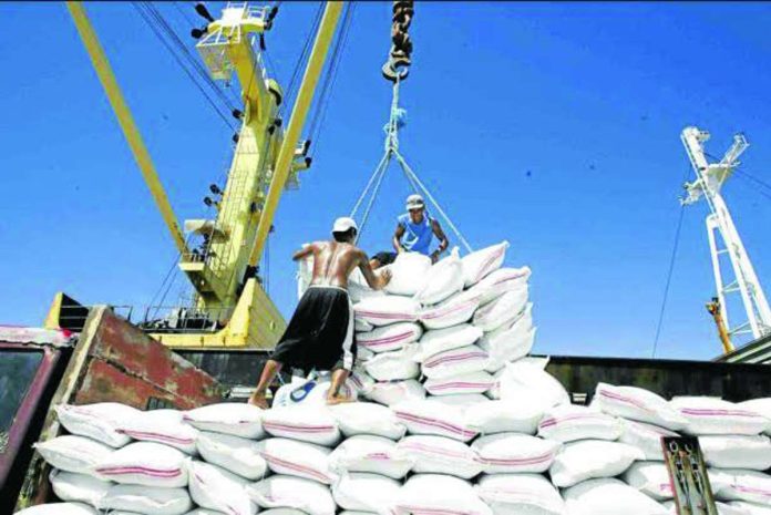no_rice_import_ban_copy_compressed_resized The Philippines' rice imports breached three million metric tons as of August 3, 2026, while local harvest is about to begin in the "ber" months. According to the Department of Agriculture, the country needs to beef up its buffer stocks of rice in preparation for the effects of El Niño come January to April 2027. INQUIRER.NET FILE PHOTO