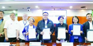 Pag-IBIG Fund’s Chief Executive Officer Marilene C. Acosta, Avida Land president Raquel S. Cruz and Amaia Land vice president Aris C. Gonzales signed the memorandum of understanding to expand quality housing choices for Filipino workers under the Expanded Pambansang Pabahay para sa Pilipino Program, with DHSUD Secretary Jose Ramon P. Aliling and Ayala Land president and CEO Meean B. Dy serving as witnesses. Also present were Pag-IBIG Fund deputy chief executive officers Alexander Hilario G. Aguilar, Robert John S. Cosico, Benjamin R. Felix Jr. and Marcial C. Pimentel, along with other senior officers.