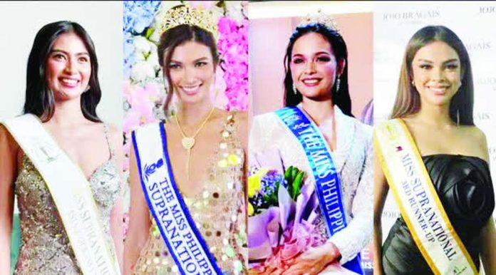 ph_miss_supra_copy_compressed_resized Supra stunners (from left) Alethea Ambrosio, Katrina Llegado, Pauline Amelinckx and Tarah Valencia. INQUIRER.NET/ARMIN P. ADINA PHOTO