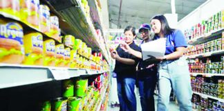 Personnel from the Department of Trade and Industry during a price inspection activity in Makati City on June 10, 2026. Results of the survey by Worldpanel by Numerator done in the first four months of 2026, and released on Aug. 14, 2026 showed that Filipinos have changed their spending habits pre-Middle East crisis and during the crisis to address commodity price developments, and have embraced online and discount stores to maximize their funds. PNA photo by Robert Oswald P. Alfiler