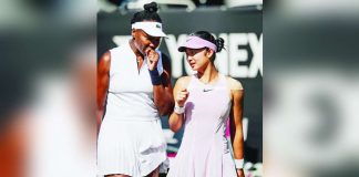 Alexandra Eala and Venus Williams exit the doubles competition of the National Bank Open after an opening-round loss to Liudmila Samsonova and Miyu Kato in Toronto. WTA
