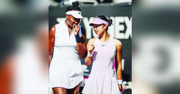 Alexandra Eala and Venus Williams exit the doubles competition of the National Bank Open after an opening-round loss to Liudmila Samsonova and Miyu Kato in Toronto. WTA