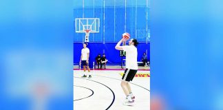 Kai Sotto joins Gilas Pilipinas in practice as the national team prepares for its crucial FIBA Basketball World Cup Asian Qualifiers against Jordan and Iran. SBP