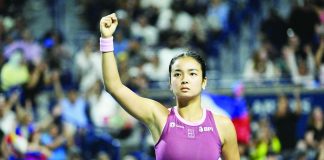 Alexandra Eala battles through an ankle injury to defeat American Caty McNally, 6-3, 5-7, 6-4, and advance to the fourth round of the National Bank Open in Toronto. REUTERS