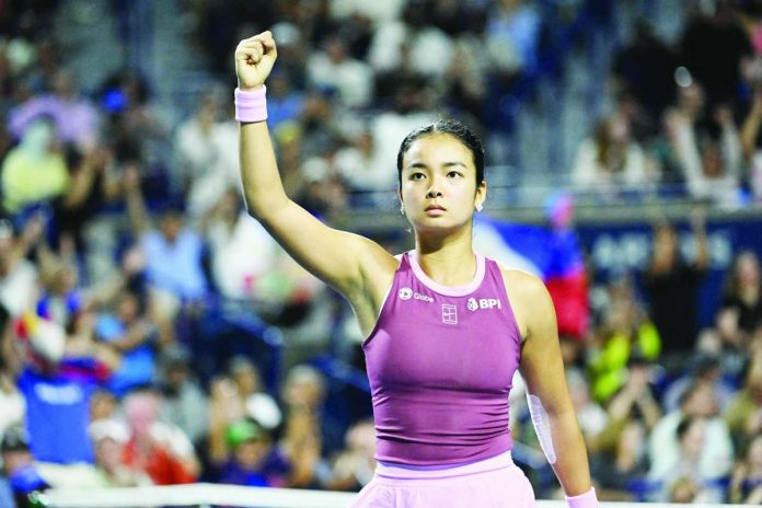 sports_Eala_compressed_resized Alexandra Eala battles through an ankle injury to defeat American Caty McNally, 6-3, 5-7, 6-4, and advance to the fourth round of the National Bank Open in Toronto. REUTERS