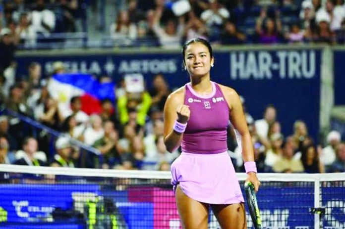 sports_Eala_compressed_resized Alexandra Eala climbed two spots to a career-high world No. 18 in the latest WTA rankings following her third-round campaign at the Cincinnati Open. GETTY IMAGES