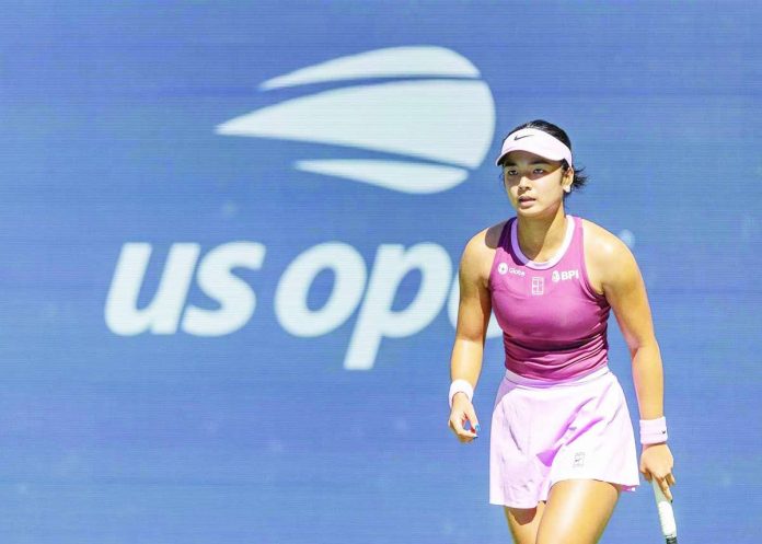 Alexandra Eala sharpens her game ahead of her 2026 US Open women’s singles campaign, where the world No. 18 enters as the tournament’s No. 17 seed. PHOTO COURTESY OF KEATS LONDON