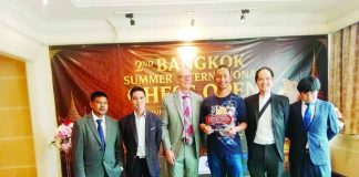 Ilonggo chess player John Paul De Guzman proudly displays his trophy after emerging champion of the 2nd Bangkok Summer International Chess Open Standard Challenger in Bangkok, Thailand, adding another international title to his growing list of achievements. CONTRIBUTED PHOTO