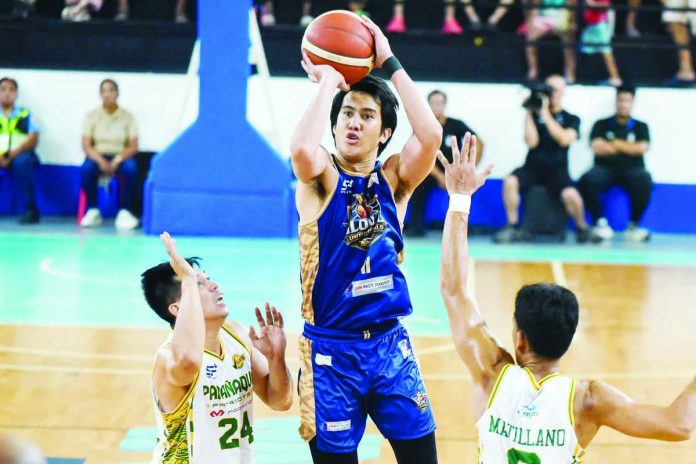 sports_MPBL_compressed_resized Iloilo United Royals’ Paul Sanga pulls up for a shot during an MPBL game. The league’s legal team is continuing its investigation into the defunct Iloilo franchise over suspected game-fixing and other alleged violations. MPBL PHOTO