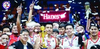 Former PBA MVP James Yap powered Lamtex Pipes-Hua Siong College of Iloilo to its second consecutive FCAAI 40-and-up championship and earned Finals MVP honors. FCAAI PHOTO