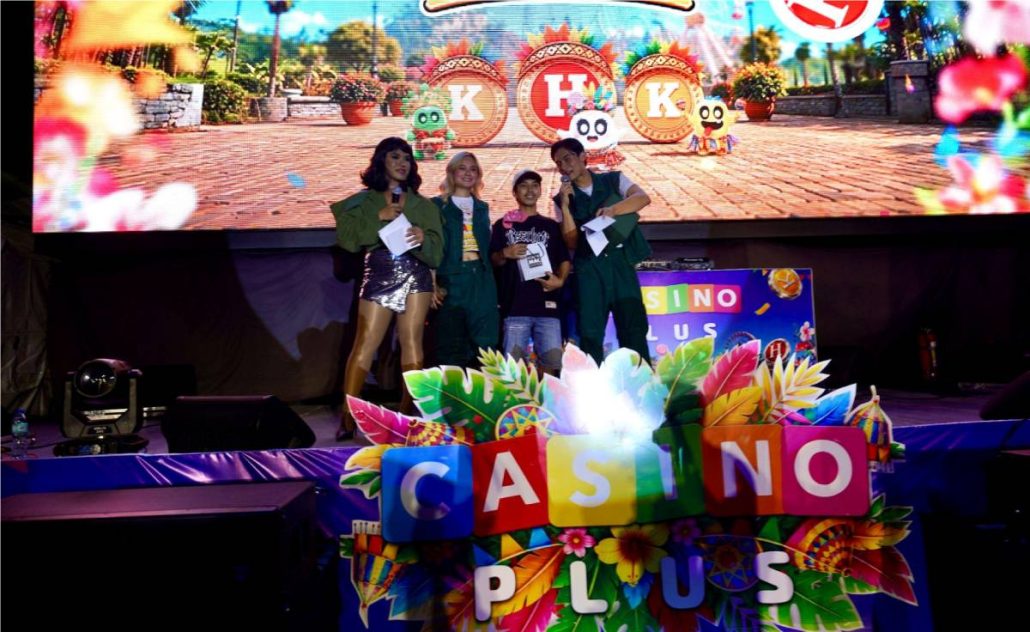 One of the winners of the hourly raffle at Davao Whisky Park on Aug. 14, 2026. Casino Plus took over the entire venue, drawing nearly 2,000 individuals on the day.