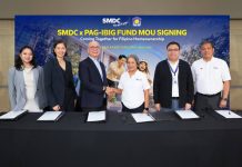 Saan Aabot ang Pag-IBIG Mo? SMDC and Pag-IBIG Fund MOU Bring Homeownership Closer From left: SM Prime and SMDC Vice President and Head of Design, Innovation and Strategy Jessica T. Sy; SMDC Executive Vice President Grace M. Sta. Ana; SM Prime and SMDC President Jeffrey C. Lim; Pag-IBIG Fund Chief Executive Officer Marilene C. Acosta; Department of Human Settlements and Urban Development Secretary Jose Ramon P. Aliling; and Pag-IBIG Fund Deputy Chief Executive Officer Alexander Hilario G. Aguilar.