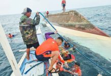 1 dead, 8 rescued after boat capsizes off Semirara Island Philippine Coast Guard personnel led the September 6 rescue of eight people after the MBCA San Agustin IV capsized off the waters of Semirara Island in Caluya, Antique. One person died in the incident. PCG-SEMIRARA STATION PHOTO